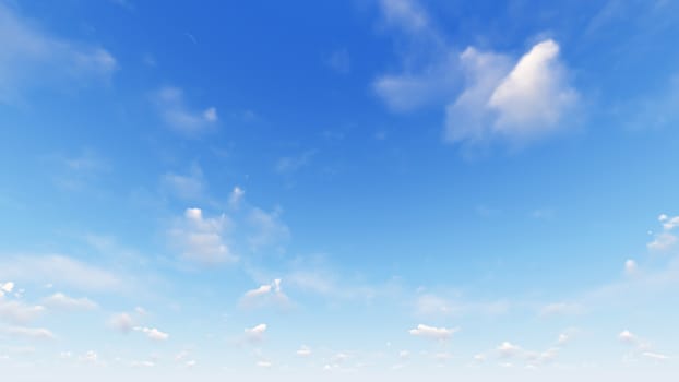 Cloudy blue sky abstract background, blue sky background with tiny clouds, 3d rendering

