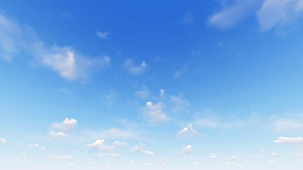 Cloudy blue sky abstract background, blue sky background with tiny clouds, 3d rendering

