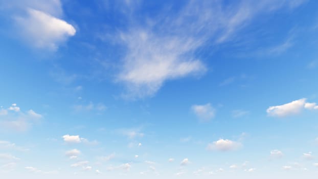 Cloudy blue sky abstract background, blue sky background with tiny clouds, 3d rendering

