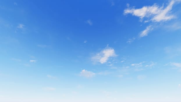 Cloudy blue sky abstract background, blue sky background with tiny clouds, 3d rendering

