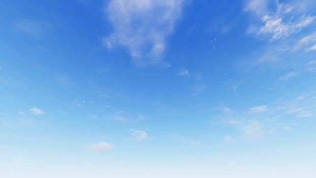 Cloudy blue sky abstract background, blue sky background with tiny clouds, 3d rendering

