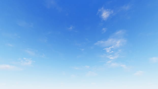 Cloudy blue sky abstract background, blue sky background with tiny clouds, 3d rendering

