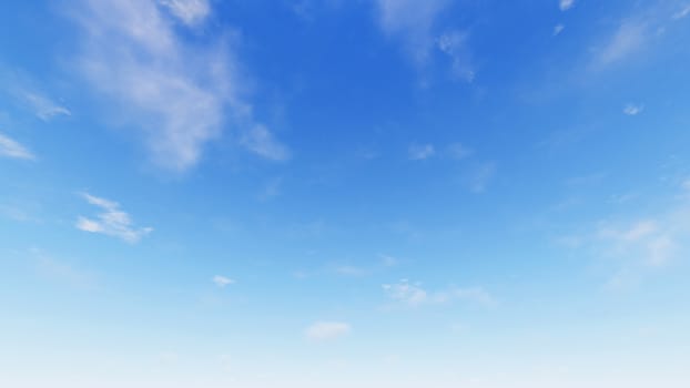 Cloudy blue sky abstract background, blue sky background with tiny clouds, 3d rendering

