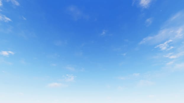 Cloudy blue sky abstract background, blue sky background with tiny clouds, 3d rendering

