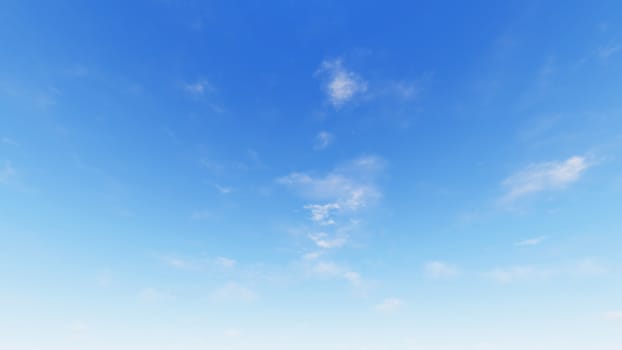 Cloudy blue sky abstract background, blue sky background with tiny clouds, 3d rendering

