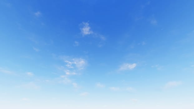 Cloudy blue sky abstract background, blue sky background with tiny clouds, 3d rendering

