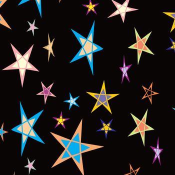 star background pattern theme vector graphic art illustration