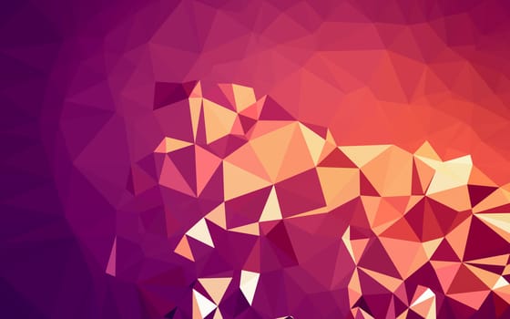 Abstract low poly background, geometry triangle, mosaic pastel color background