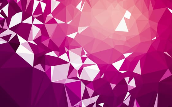 Abstract low poly background, geometry triangle, mosaic pastel color background