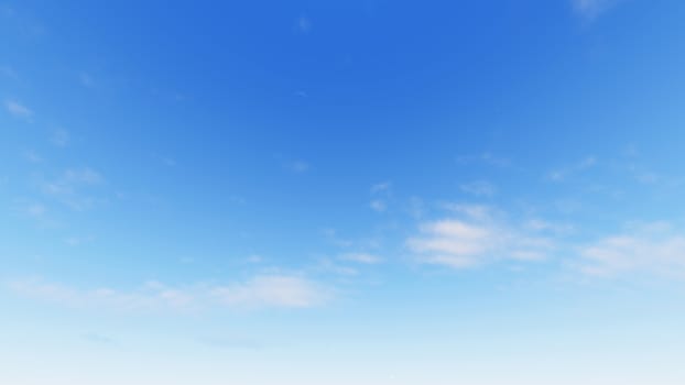 Cloudy blue sky abstract background, blue sky background with tiny clouds, 3d rendering

