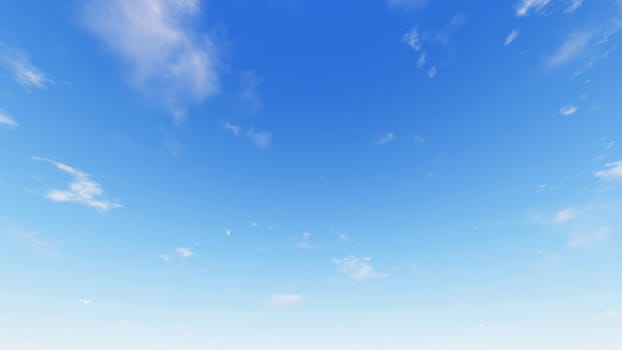 Cloudy blue sky abstract background, blue sky background with tiny clouds, 3d rendering

