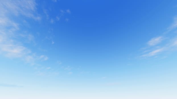 Cloudy blue sky abstract background, blue sky background with tiny clouds, 3d rendering

