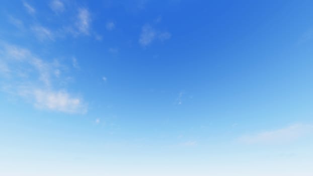 Cloudy blue sky abstract background, blue sky background with tiny clouds, 3d rendering

