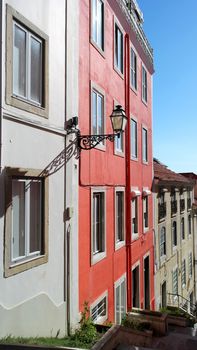 Detail of a building, Lisbon, Portugal