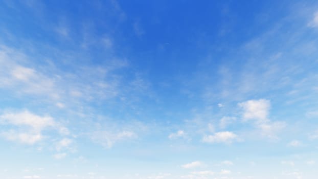 Cloudy blue sky abstract background, blue sky background with tiny clouds, 3d rendering

