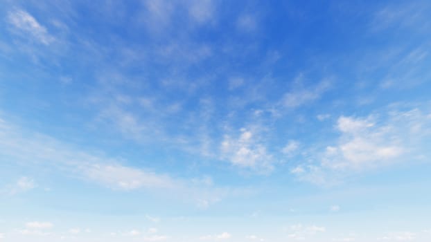 Cloudy blue sky abstract background, blue sky background with tiny clouds, 3d rendering

