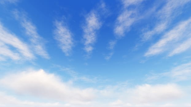 Cloudy blue sky abstract background, blue sky background with tiny clouds, 3d rendering

