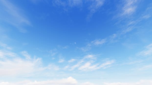 Cloudy blue sky abstract background, blue sky background with tiny clouds, 3d rendering

