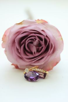 Engagement rings and Amethyst