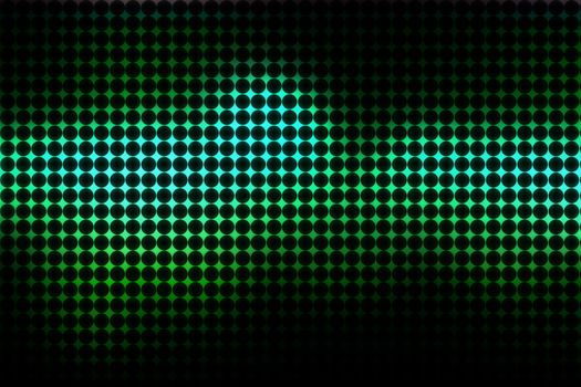 Dark blue and bright green disco background for design