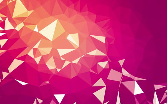 Abstract low poly background, geometry triangle, mosaic pastel color background