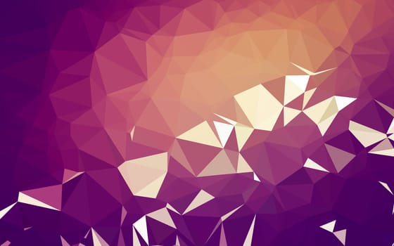 Abstract low poly background, geometry triangle, mosaic pastel color background