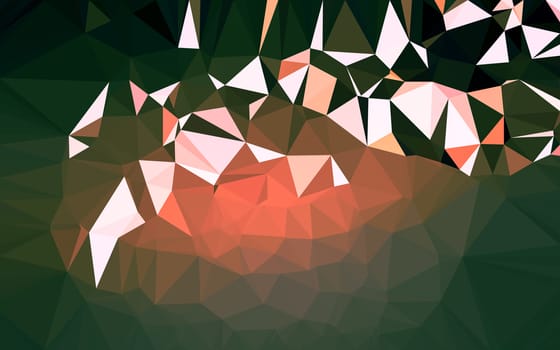 Abstract low poly background, geometry triangle, mosaic pastel color background