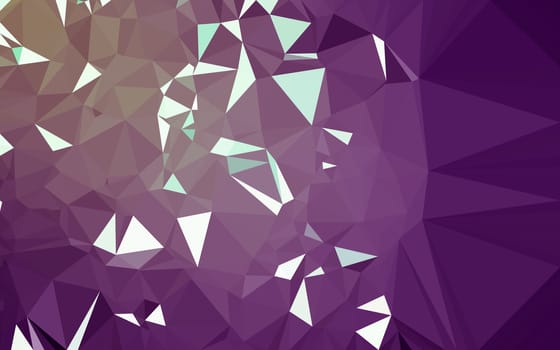 Abstract low poly background, geometry triangle, mosaic pastel color background