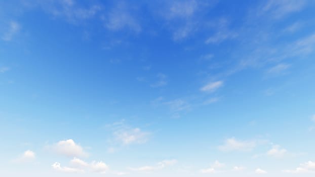 Cloudy blue sky abstract background, blue sky background with tiny clouds, 3d rendering

