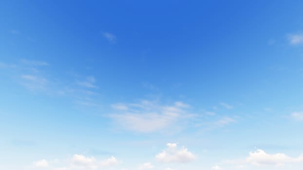 Cloudy blue sky abstract background, blue sky background with tiny clouds, 3d rendering

