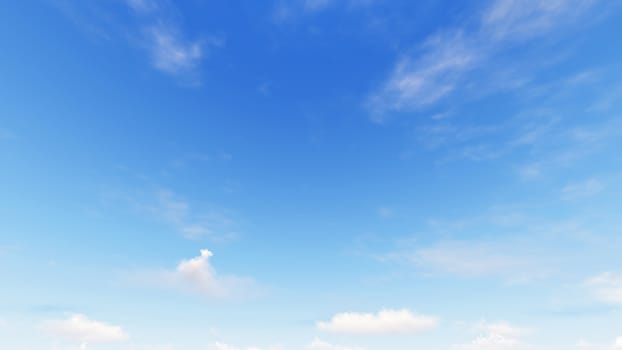 Cloudy blue sky abstract background, blue sky background with tiny clouds, 3d rendering

