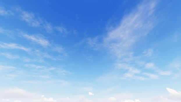 Cloudy blue sky abstract background, blue sky background with tiny clouds, 3d rendering

