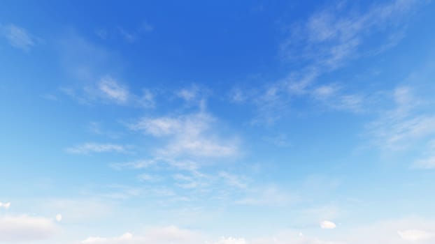 Cloudy blue sky abstract background, blue sky background with tiny clouds, 3d rendering

