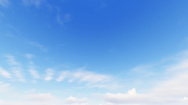 Cloudy blue sky abstract background, blue sky background with tiny clouds, 3d rendering

