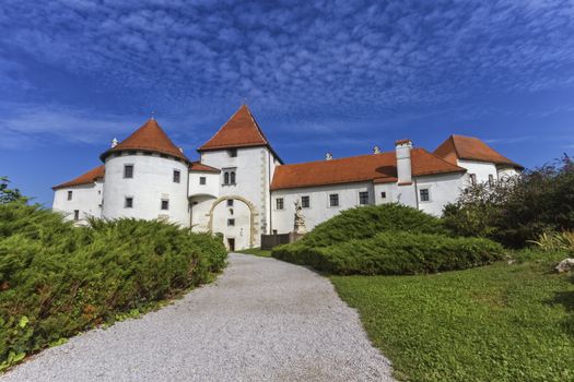 Way tooOld castle in Varazdin by beautiful morning light, Croatia