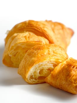 Fresh Croissant Isolated on White background