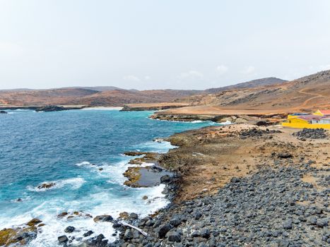 North coast from Aruba in the Caribbean

