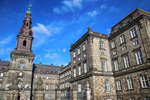 Christiansborg Palace in Copenhagen, Denmark