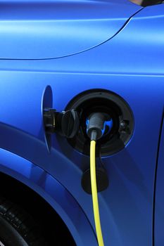 Environmental friendly hybrid car on recharge