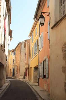 Street view of the Village of Bedoin, France