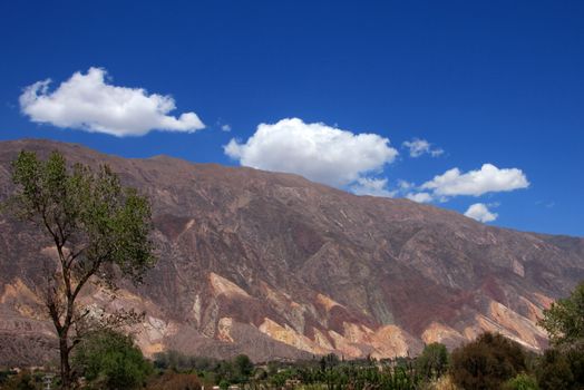 Humahuaca valley, Jujuy, northern Argentina, near the fourteen colors hill