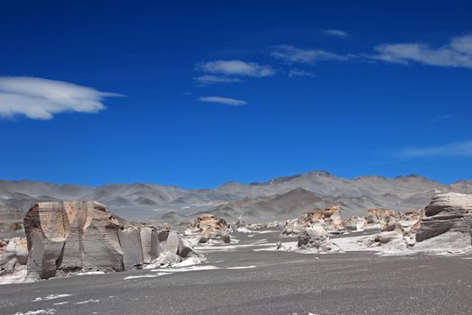 Pumice stones at Campo de Piedra Pomez, near Fiambala, Catamarca, Argentina