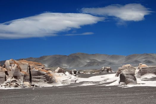 Pumice stones at Campo de Piedra Pomez, near Fiambala, Catamarca, Argentina