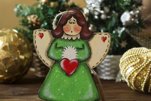 Christmas tree toys, angel. christmas decoration handmade toy Angel