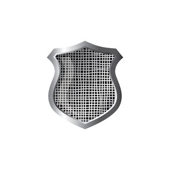 insignia protection shield theme vector art illustration
