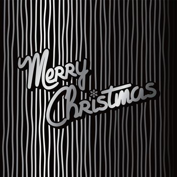 happy new year merry christmas theme vector art illustration
