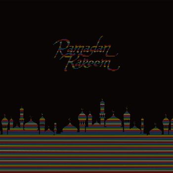 islamic ramadan mubarak art theme vector illustration