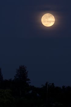 Full moon super moon in November 14, 2016 in Thailand