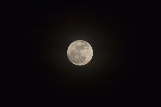 Full moon super moon in November 14, 2016 in Thailand.