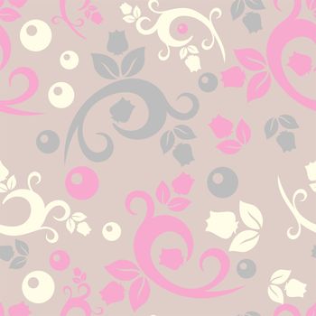elegant floral vintage seamless pattern background for your design